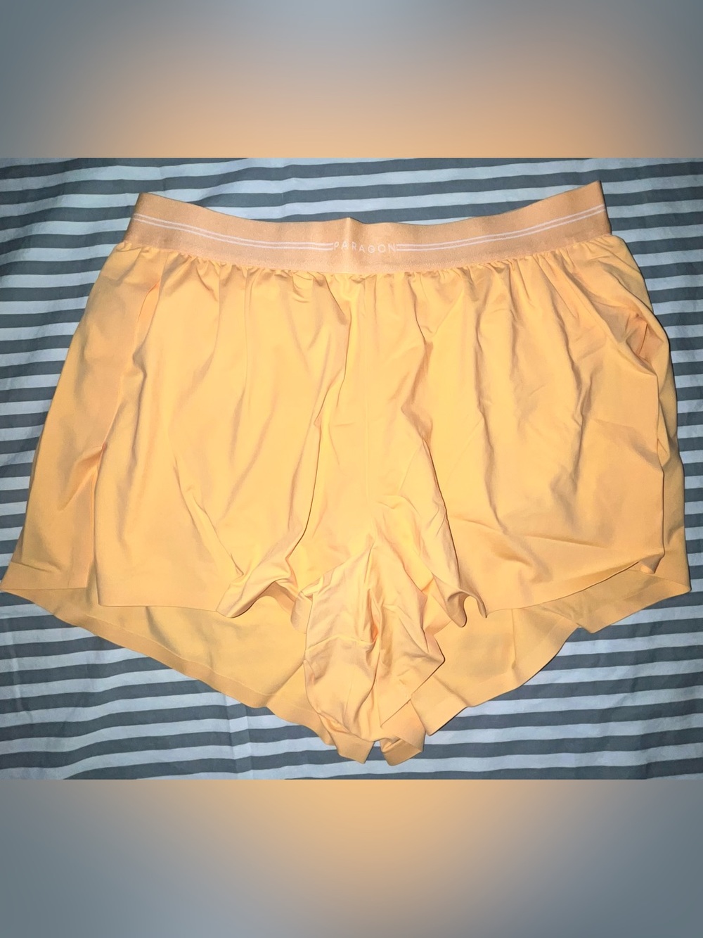 Paragon LiteSpeed MidRise Track Shorts in Nectar Sz M